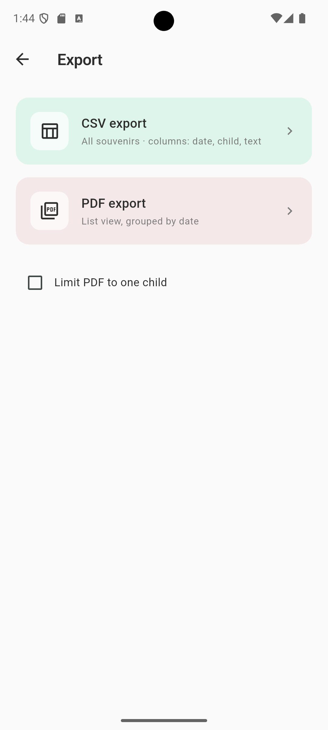 DadBird App Screenshot
